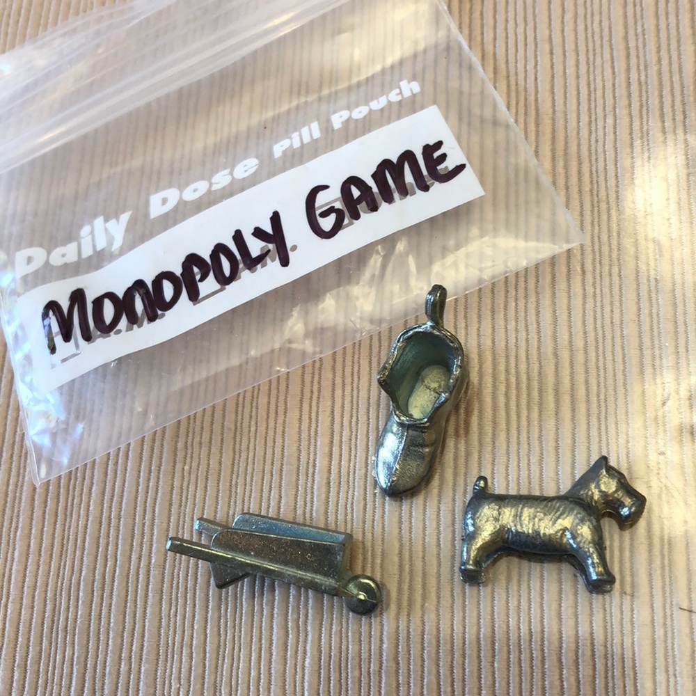 Pure Pewter Monopoly game charms